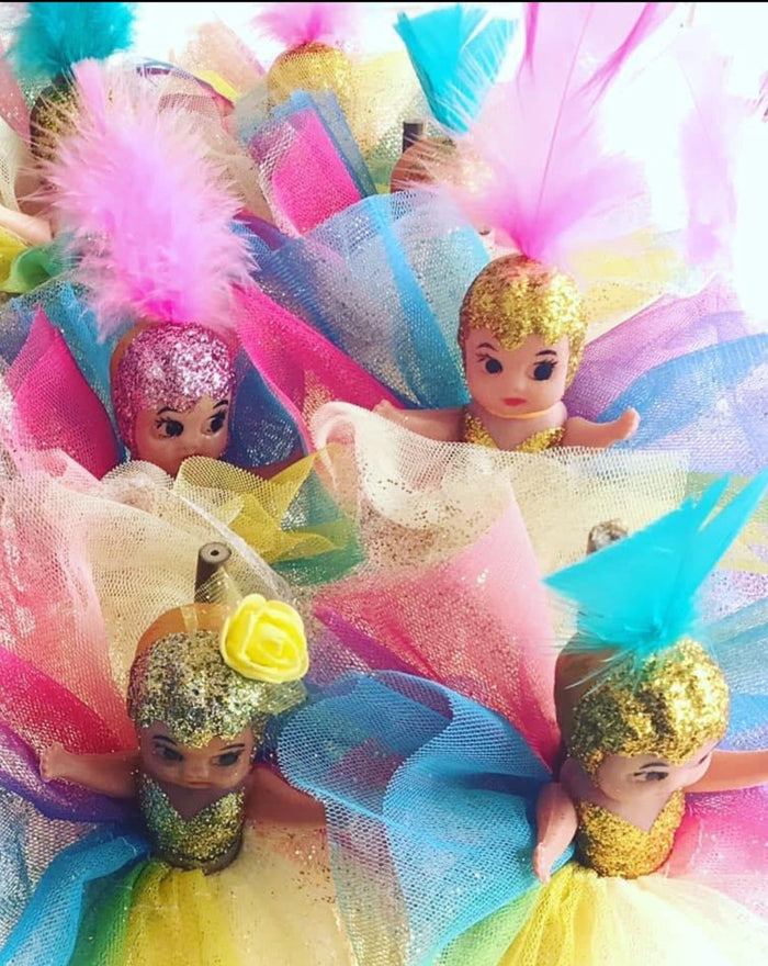 Rainbow Bright - 60cm bamboo cane