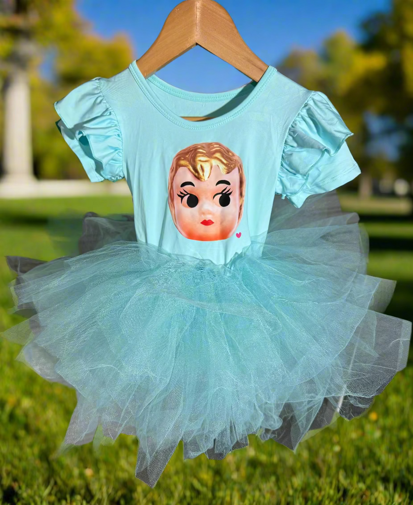 fairy floss blue kewpie tutu