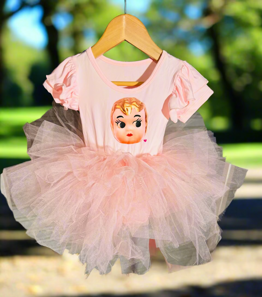 peachy pink kewpie tutu