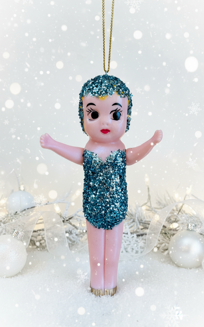 Christmas Kewpies Aqua